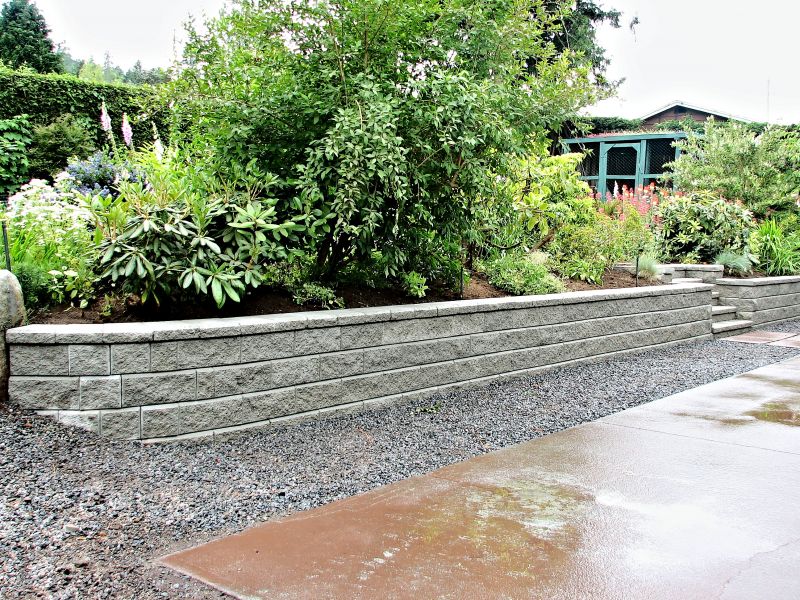 Completed Retaining Wall