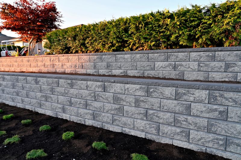 Modern Concrete Retaining Walls